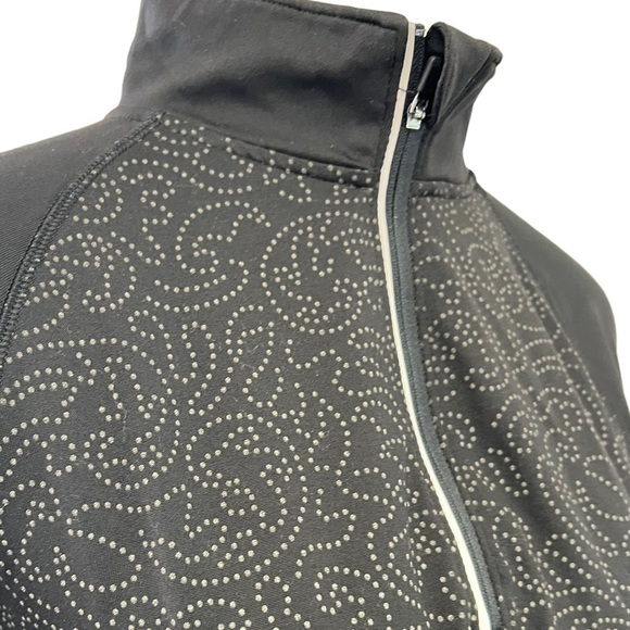 Old Navy active quarter zip pullover, black small petite - Picture 4 of 7